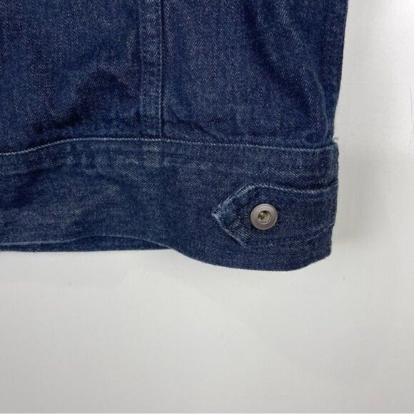 Rag & Bone Color Block Blue Denim Jean Vest Sleeveless Women's Size XS Oversized - Picture 10 of 10